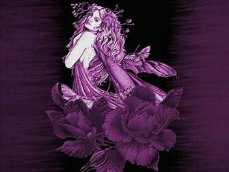 Purple Rose Wallpaper