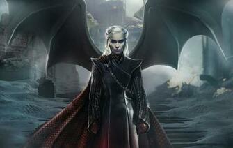 Daenerys Dragon Wings Wallpaper