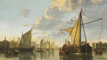 Image Aelbert Cuyp The Maas At Dordrecht Ships Sailing