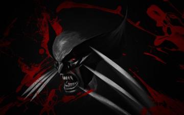 Wallpaper HD Black And Red Wolverine