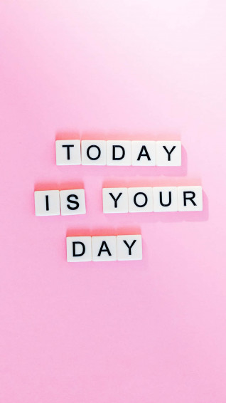 Pink Quote Wallpaper