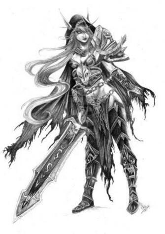 Blood Elf Death Knight By Skyfirestalker