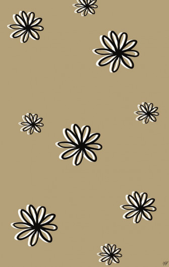 Black And White Flower Wallpaper