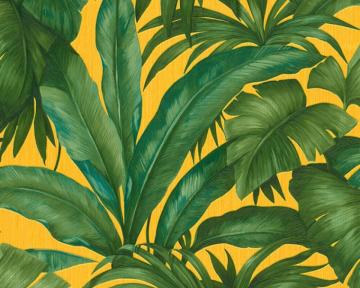 Versace Home Wallpaper Jungle Green Yellow