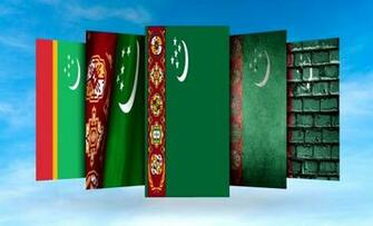 Turkmenistan Countries Flag Wallpaper Genius