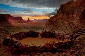 Bit Of Ancient Times False Kiva Canyonlands National Park Utah