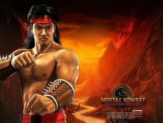 Liu Kang Mortal Kombat Shaolin Monks Papel De Parede Sobre