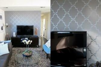 Courtney Created An Accent Wall In The Second Floor Living Room By