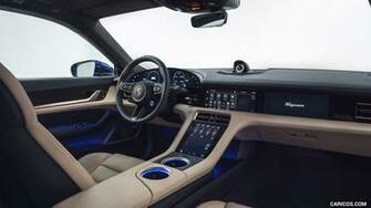 Porsche Taycan Turbo Interior HD Wallpaper