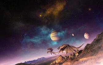 Sci Fi Art Fantasy Land Wallpaper HD