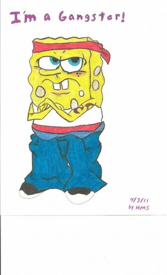 Gangster Spongebob Image Thecelebritypix
