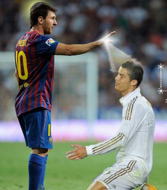 Funny Picture Messi Neymar And Ronaldo
