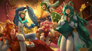 Wallpaper 4k Pajama Guardians Miss Fortune Soraka Ezreal Lulu Lux