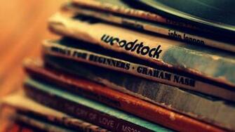 Music Record Vinyl Woodstock Wallpaper