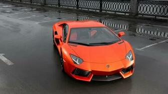 Orange Car Wallpaper