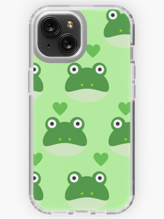 Funny Cute Frog Wallpaper iPhone Case By Mkd Artz
