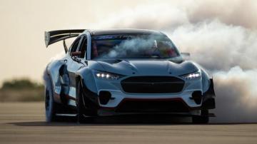 Vaughn Gittin Jr And Ford Turn The Mach E Into An Epic Drift Machine