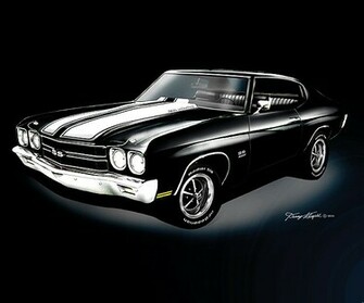 Black Chevelle Ss Wallpaper Desktop