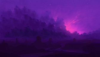 Dark Evening Light Pink Road Stars 4k Laptop HD