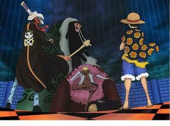Doflamingo Vs Luffy Law By Konvict3d