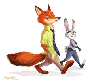 Judy Hopps And Nick Wilde By Chacckco
