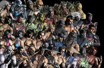 Digital Illustration Of Mortal Kombat Characters The Design Work