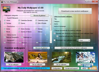 My Daily Wallpaper Program Bilgisayar N Zdaki Masa St Arkaplan