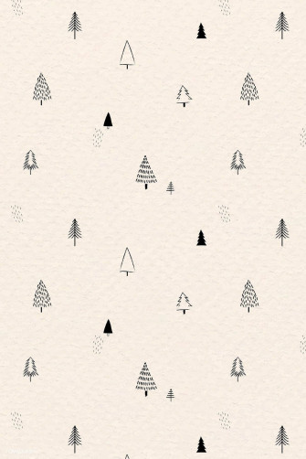 Simple Cute Christmas iPhone Cream Background Wallpaper