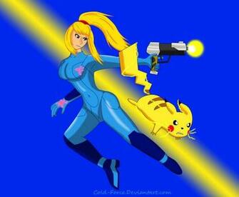 More Like Zero Suit Samus And Pikachu By Marioruleshomie Wallpaper HD