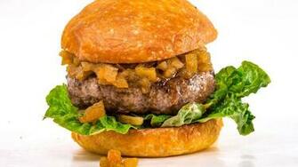 Rachael S Canadian Spiced Burgers With Quebec Green Ketchup And