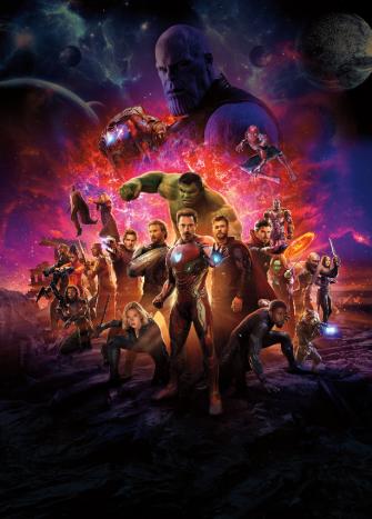 Avengers Super Hero Thanos Hulk Thunder Thor Space Planet