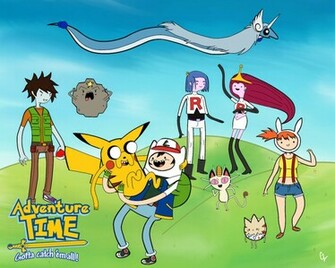 Adventure Time Pokemon Mash Up By 117art