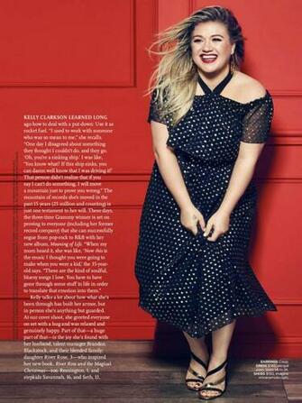 Kelly Clarkson Stills In Redbook Magazine December