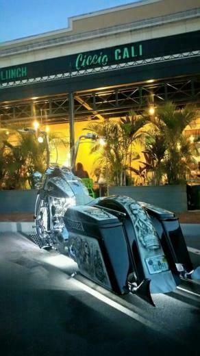 Wallpaper Cartel Bagger Harley Bikes Motorcycle
