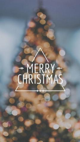 Merry Preppy Christmas iPhone Wallpaper In