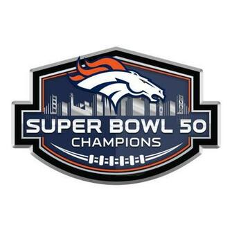 Denver Broncos Super Bowl Champions Logo Lapel Pin