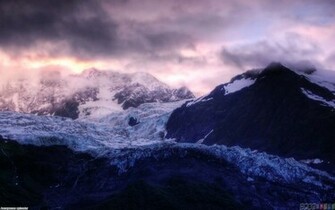 Pin Cloudy Sky Over Mountains Wallpaper Open Walls