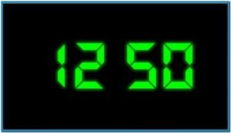 Windows Digital Clock Screensaver