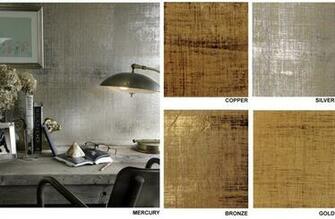 Metals Grasscloth Wallpaper Wall Seagrass Glam