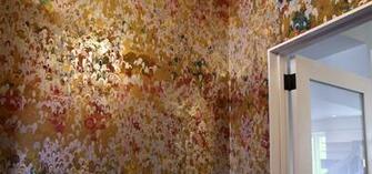 Flat Vernacular Wallpaper Fabric Design Pattern Pinte