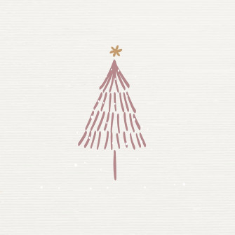 Cream Christmas Computer Wallpaper Aesthetic Premium Vector
