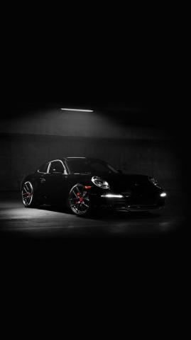 Black Car iPhone Wallpaper