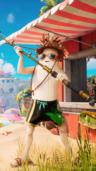 Fortnite Unpeely Summer 4k Phone iPhone Wallpaper 6200a