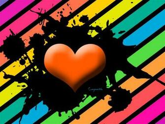 Rainbow Heart Wallpaper Auto Design Tech