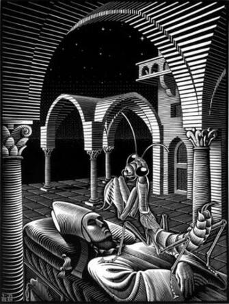 Mc Escher Wallpaper Painters HD Art
