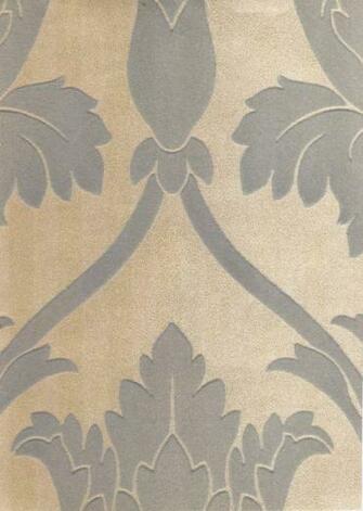 Wallpaper Stunning Flock In Aqua Grey On Irridescent Gold