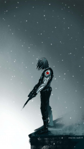 The New Bucky Barnes iPhone Wallpaper