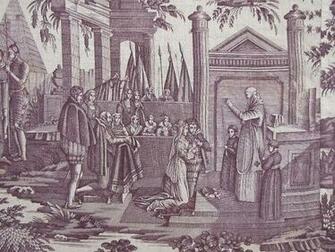 Purple Toile De Nantes Wonderful Romantic Scenes Historical