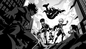 My Hero Academia Black And White Wallpaper
