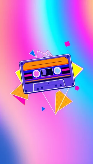 90s Retro Phone Wallpaper